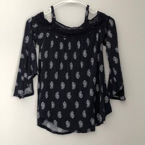 Off the shoulder shirt